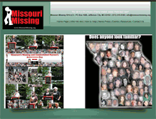 Tablet Screenshot of missourimissing.org